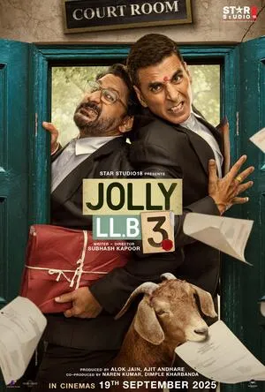 Jolly LLB 3 2025 Hindi Audio HD Poster Download - Filmyzilla