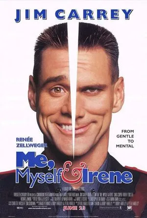 Me, Myself & Irene 2000 Hindi Dual Audio HD Poster Download - Filmyzilla